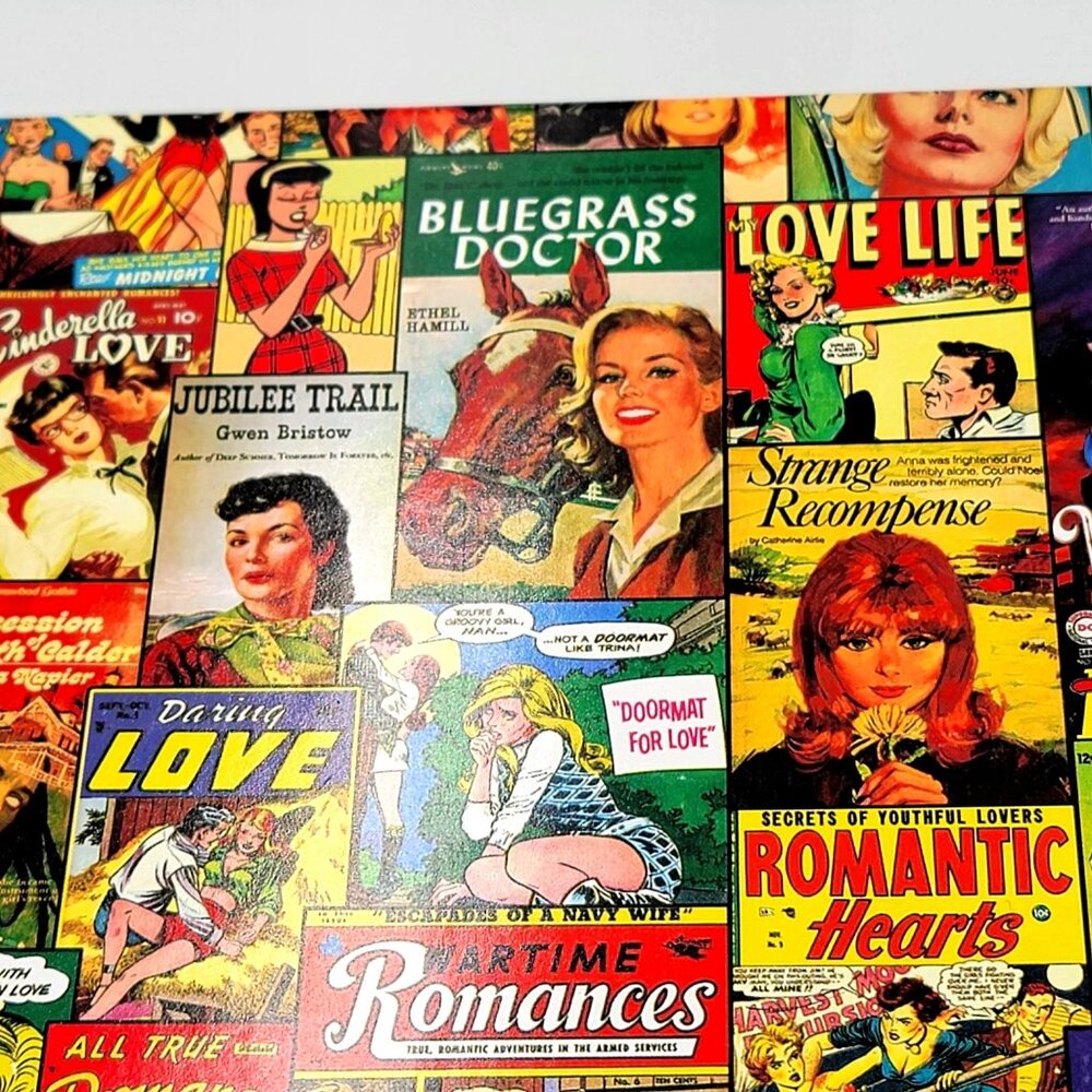 Vintage Romance Comic Collage 1000-Piece Puzzle By Cardinal - Picture 7 of 9